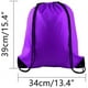 thumbnail image 1 of Laklulu - 20 mochilas con cordón, para deporte, gimnasio, escuela, viajes y almacenamiento (morado), 1 of 6