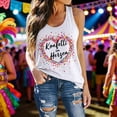 thumbnail image 2 of Gpoecd Camisoles Grande Taille pour Femmes Camisole Mode pour Carnaval Fête Tenue Décontractée Confortable Extensible Sans Manches Camisoles pour Femmes Blanc,m, 2 of 4