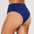 thumbnail image 2 of Women Swim Trunks High Waisted Solid Color Split Quick Drying Beach Water Activities, 2 of 5
