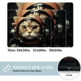 thumbnail image 2 of Cat Polyester Non-Slip Machine Washable Floor Rugs, Floor Mats, and Bath Rugs, 2 of 6