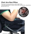 thumbnail image 3 of Drfeify Gaming Chair Armrest Pad Adjustable Soft Chair Armrest Cushion Prevent Forearm Slippage, 3 of 4