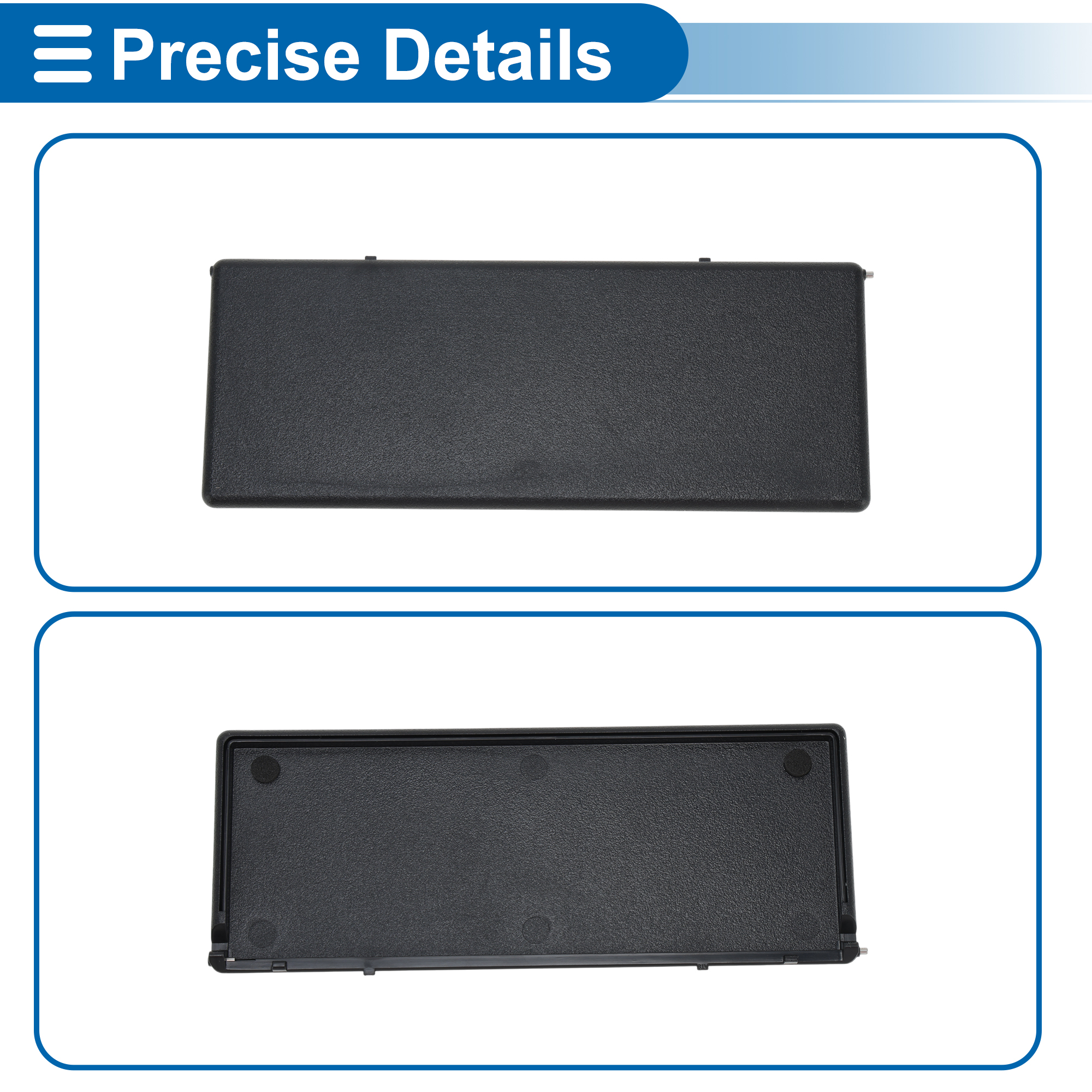 Unique Bargains Sun Visor Mirror Cover for Buick Envision Regal Lacrosse Excelle Black