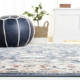 thumbnail image 6 of SAFAVIEH Bayside Sheryll Floral Polyester Machine Washable Area Rug, Blue/Gray, 6'7" x 6'7" Square, 6 of 13