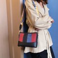 thumbnail image 3 of Sac à Bandoulière pour Femmes Mode Patchwork de Couleurs Sac Seau Sac Messager, 3 of 6