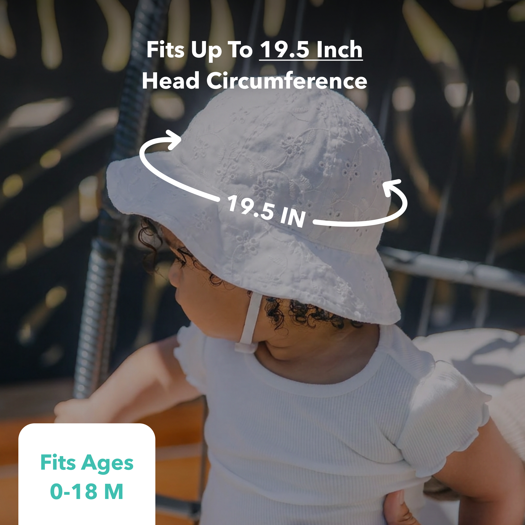 Carter's Child of Mine Baby Girl Bucket Sun Hat photo 5