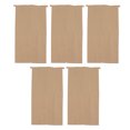 thumbnail image 1 of Bolsas tejidas de papel Kraft, 5 unidades, impermeables, 100 x 50 cm, para guardar hojas, para jardín, patio y césped., 1 of 14