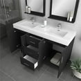 thumbnail image 6 of Alya Bath Ripley 56" Modern Wood Double Vanity with Acrylic Sink in Black, 6 of 6