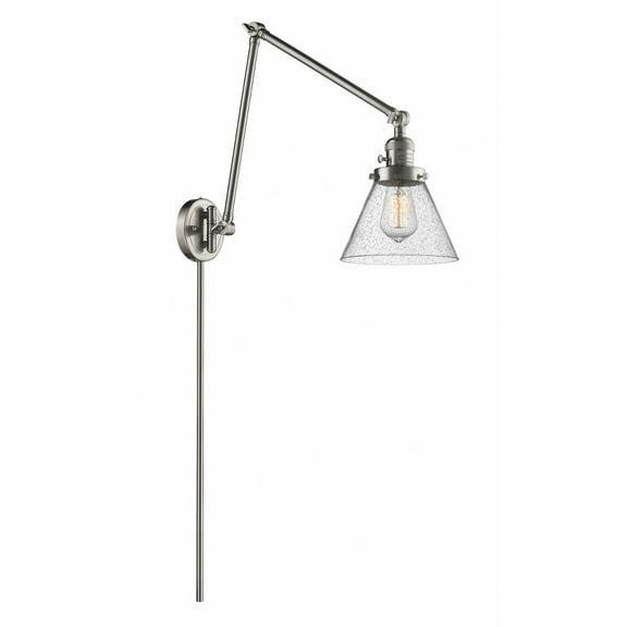 Innovations Lighting - Cone - 1 Light Swing Arm Wall Sconce In Industrial