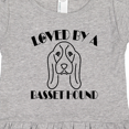 thumbnail image 4 of Inktastic Basset Hound Dog Gift Girls Toddler Dress, 4 of 5