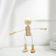thumbnail image 5 of Muñeca de dibujos animados,Muñeca de madera de juguete para niños pequeños Diversión ,Aprendizaje temprano Montessori para niños y niñas,Juguetes de dibujos animados Linda muñeca, 5 of 8