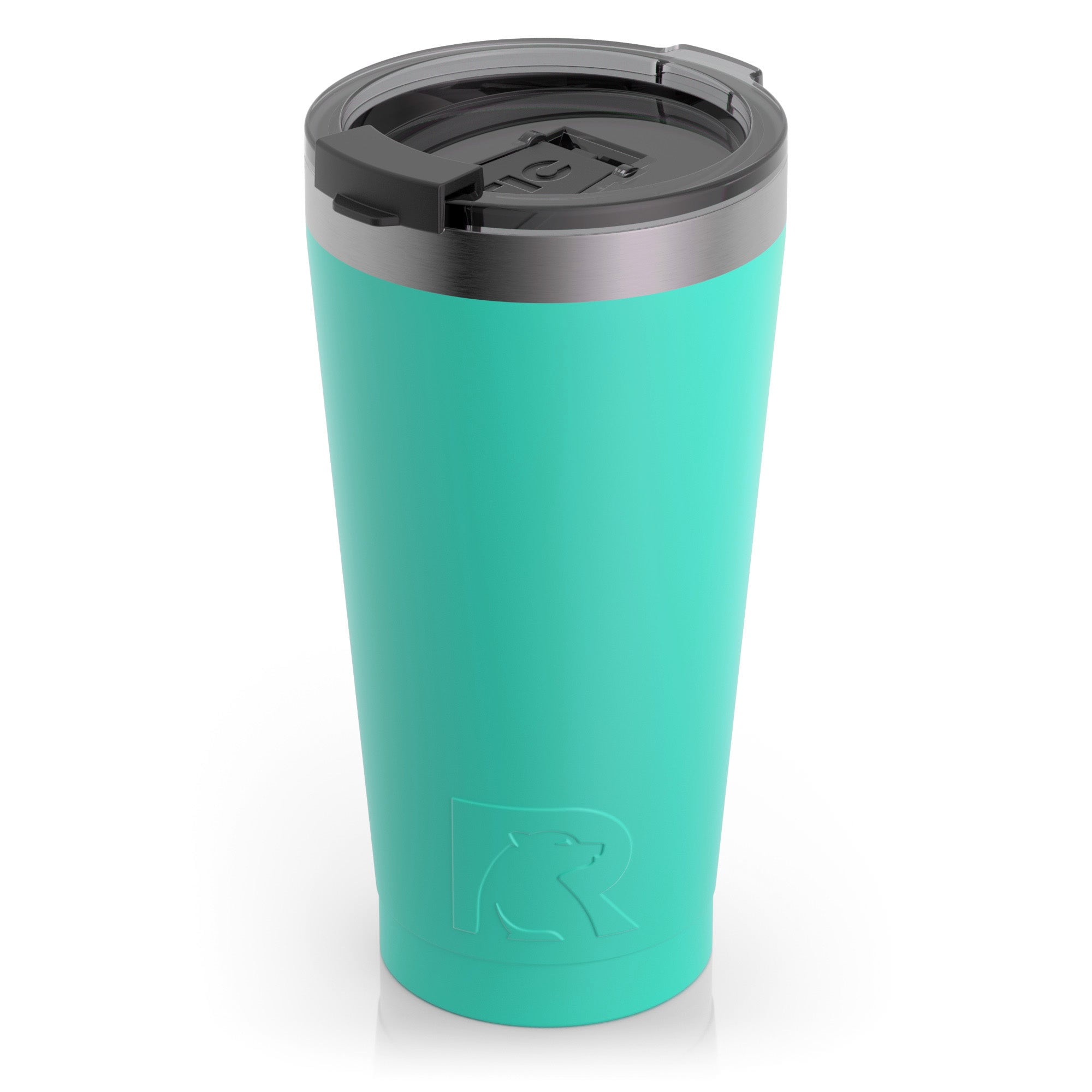 RTIC 16 oz Coffee Travel Mug with Lid and Handle, Stainless Steel Vacuum-Insulated  Mugs, Leak, Spill Proof, Hot Beverage and Cold, Portable Thermal Tumbler Cup  for Car, Camping, Freedom Blue 
