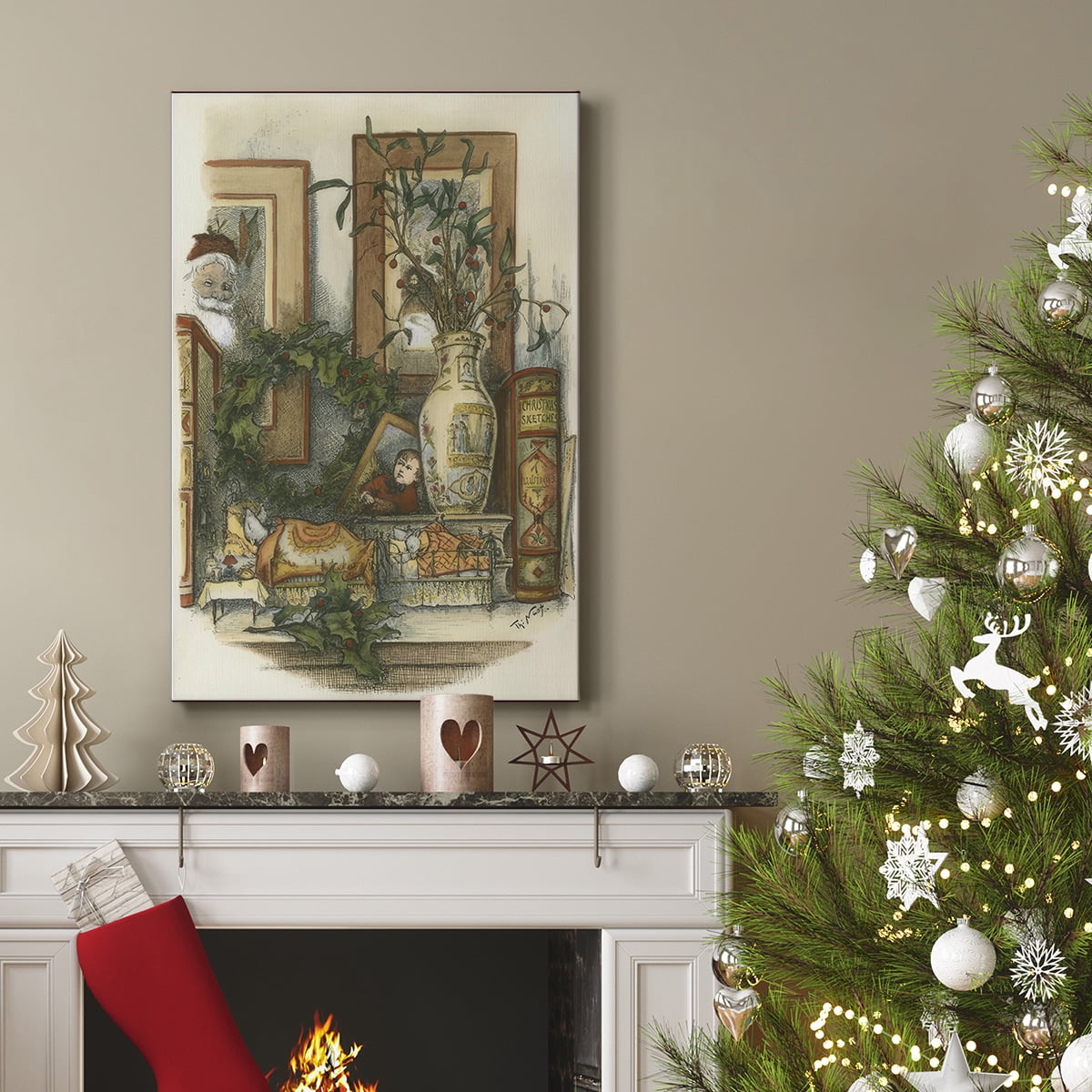 Not a Creature was Stirring- Gallery Wrapped Canvas