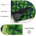 thumbnail image 6 of Small Round Rug 3Ft Washable Non-Slip, Happy St. Patrick's Day Circle Area Rugs for Living Room Bedroom, Spring Lucky Grass Watercolor Indoor Floor Mats Carpet Runner for Home Decor, 6 of 8