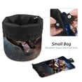 thumbnail image 4 of PhooArto Drawstring Cosmetic Bag, Barrel Shaped Portable Travel Makeup Bags, Galaxy Running Horse Large Capacity Waterproof Multifunctional Bucket Toiletry Bag, 4 of 6