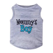 Sprifallbaby Pet Vest Cute Letter Print Dog Sleeveless T-Shirts Spring Summer Puppy Cat Apparel Dog Clothes for Pets