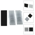 thumbnail image 2 of 20PCS Square Coin Capsules With Black Shims For Different Coin Sizes Transparent Adjustable Foam Liner Convenient For Storage, 2 of 6
