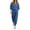 Navy, variant on Relaxed Fit Two Piece Set Women Half Zip Ribbed Knit Long Sleeve Top High Waist Jogger Pants Matching Lounge Set with Pockets for Fall Workout Outfits