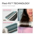 thumbnail image 6 of TYMO STYLUX Thermal Brush, 3-in-1 Heated Round Brush for Blowouts, Straightening & Curling, 1.7-inch Ceramic Barrel, Dual Voltage, Gold, 6 of 9