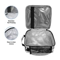 thumbnail image 3 of ALAZA Peony Flowers Butterfly Lunch Box Insulated Lunch Bag Reusable Thermal Cooler Tote School Picnic, 3 of 6