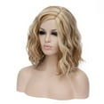 thumbnail image 2 of BERON Blonde Brown Short Wigs Women Girls Curly Wavy Hair Wig 14" Body Bob Cosplay Party or Daily Use Wigs, 2 of 4
