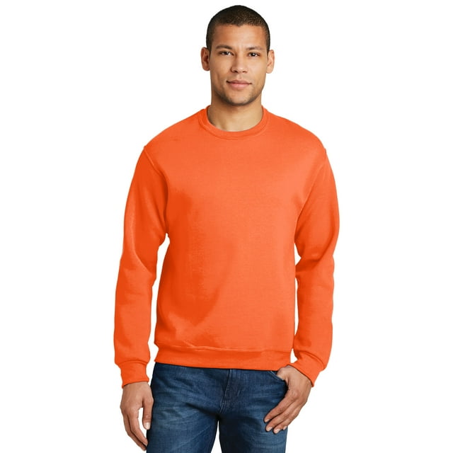 Jerzees Chandail en Molleton Col Rond pour Hommes - 562M