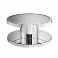 thumbnail image 2 of Ornat - Coffee Table Mirrored & Faux Stones, 2 of 2