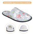 thumbnail image 3 of Honeii Bunny cartoon with easter Print Furry Slippers Bedroom Slippers for Women and Men Fuzzy Plush Comfy Faux Fur Lined Slide Shoes -Large, 3 of 8