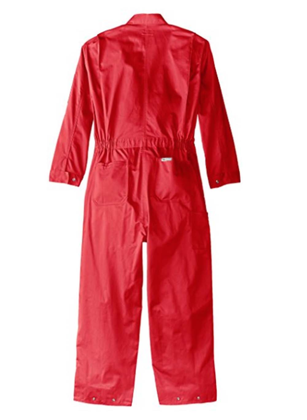 Walls Mens Safety Red 50 Regular Long Sleeve Twill Coverall - image 2 of 2