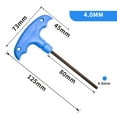 thumbnail image 2 of For H2-H10 T Type Hex Wrench Tool Long Handle for Furniture Assembly Maintenances H4, 2 of 8