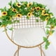 thumbnail image 3 of Wosthever Guirnalda de flores artificiales de estilo nórdico, flor falsa de ratán colgante, guirnalda de hojas verdes falsas, vid para boda, fiesta de Decoración Wosthever HA084547-00, 3 of 6
