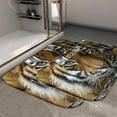 thumbnail image 2 of 1pc Tiger Pattern Absorbent Non-Slip Bathroom Thickened Flannel Rug Decor,Soft,Quick Drying,Suitable For Indoor/outdoor Use,Bathrooms,Bedrooms,Kitchens,Terrace,Laundry Rooms,16"x24", 2 of 9