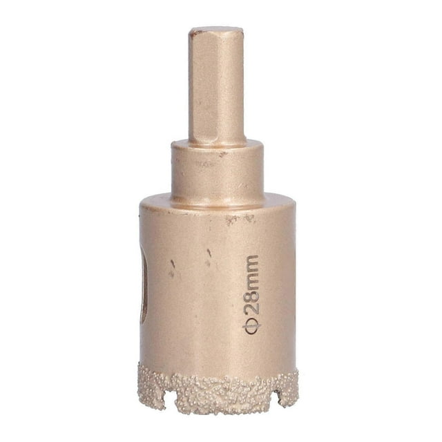 Hole Opener 28mm Brazed Drill Bit Cutter Tool for Glass Ceramic Marble Stone Drilling
