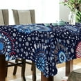 thumbnail image 5 of Yayeee Tablecloths 60" x 120" Rectangle Wrinkle Resistant Party Table Cover, Blue Fireworks Pattern, 5 of 8