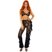 Leg Avenue Ruffle Me Up Bra Set
