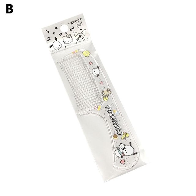 Cute Cartoon Comb Set - Gentle Hair Styling and Scalp Massage, Assorted Colors