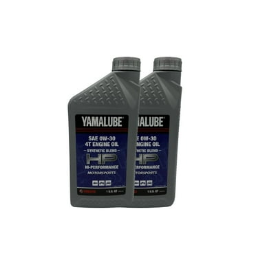 Yamaha Genuine Yamalube 0W-30 Semi-Synthetic Oil LUB-00W30-SS-12-2PACK
