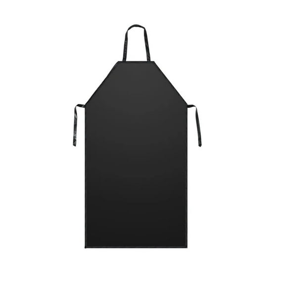 SENSHENGXIN New Waterproof Apron Leather Apron Chef Butcher Work Heavy Duty Royal Black Kitchen Restaurant Labor Protection