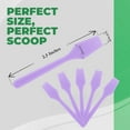 thumbnail image 4 of Kopperko 100 Pack 2.5 inch Small Plastic Cosmetic Makeup Spatulas - Purple, 4 of 9