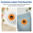 thumbnail image 4 of Avery Printable Round Labels, Bright Orange, 1.75" Diameter, 200ct, 4 of 11