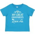 thumbnail image 3 of Inktastic Great Grandparents Love Me Grandkids Boys or Girls Baby T-Shirt, 3 of 5
