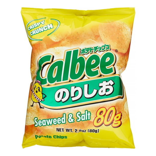 Calbee Potato Chips, Seaweed & Salt