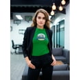 thumbnail image 2 of Skyline Badge San Francisco City Women Kelly Green T-Shirt, Female Large, 2 of 4