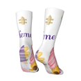 thumbnail image 5 of Uemuo Watercolor Gnome Garden Pattern Women's Crew Socks, Soft Durable Breathable Moisture-Wicking with Odor Control Cotton socks, 5 of 9