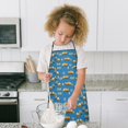 thumbnail image 4 of Cartoon Construction Vehicles Cones Kids Aprons for Girls and Boys,Adjustable Neck Strap Toddler Aprons for Kids Cooking Baking, 4 of 6