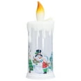 thumbnail image 1 of Velas navideñas sin llama LED simulación llama Santa decoración luz nocturna para Navidad tipo D ancianos, 1 of 14