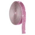 thumbnail image 1 of Cinta de Rhinestone de Cristal Autoadhesiva, Rollo de 7 Filas de Cinta de Diamante de 4 Yardas Color Rojo Rosa, 1 of 6