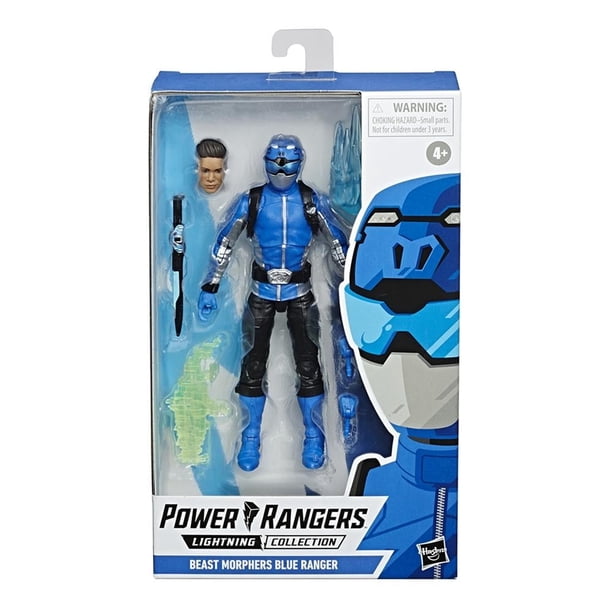 Blue Power Rangers Lightning Series 6 Pulgadas