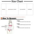 thumbnail image 3 of Fesfesfes Swimsuit for Women Women's Bikini Set Swimsuit Two Piece Printing Sling Swimwear Beachwear, 3 of 9