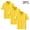 Yellow, variant on Lumosvexa Kids Boys Cotton Polo Shirt, Classic Fit Short Sleeve Henley Neck Summer Casual School Uniform 3 Pack Yellow 14-16