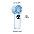 thumbnail image 3 of Cold Ice Handheld Fan, Portable Usb Rechargeable Cooling Device With Adjustable Wind Speeds, for Outdoor Travel, B, 3 of 5